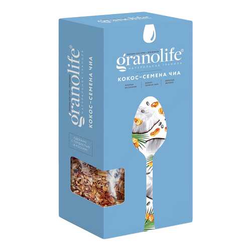 Гранола Granolife кокос-семена чиа 200 г в Бристоль