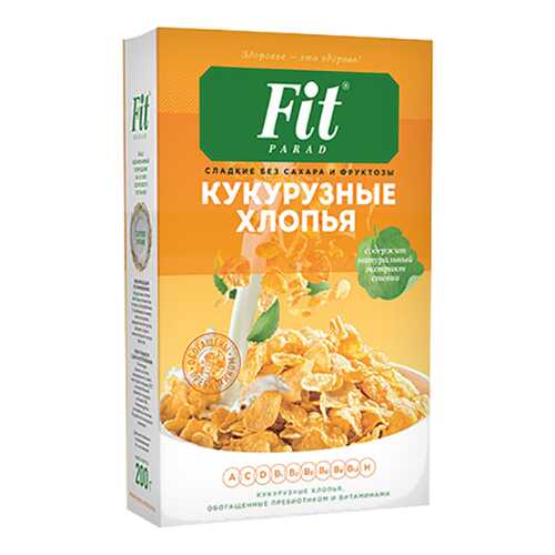 Хлопья Fit Parad кукурузные в Бристоль