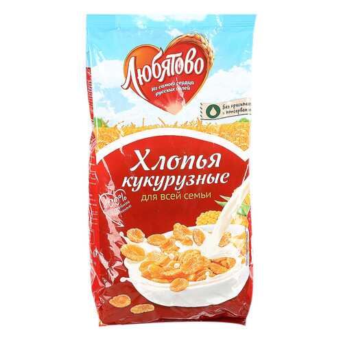 Хлопья Любятово кукурузные 300 г в Бристоль