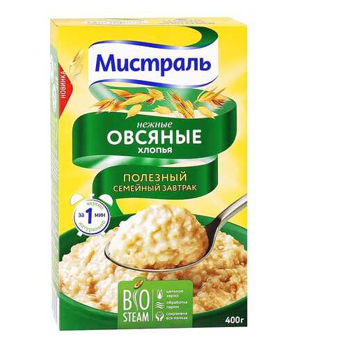 Хлопья Мистраль овсяные нежные 400 г в Бристоль