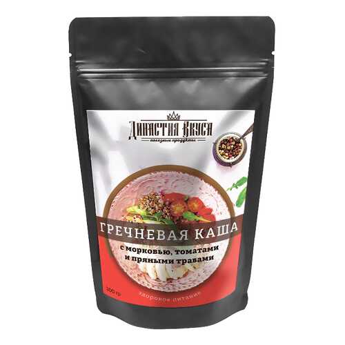 Каша гречневая Династия Вкуса с морковью томатами и пряными травами в Бристоль