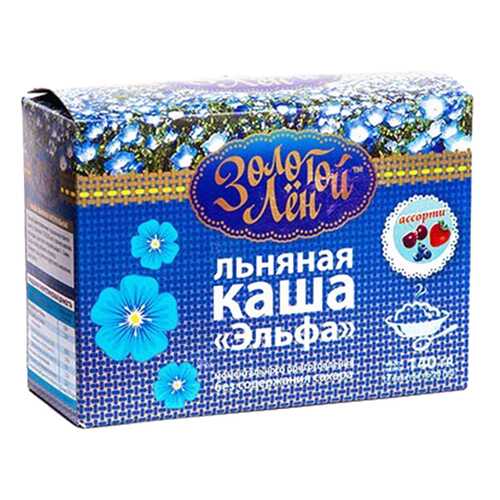 Каша льняная Золотой Лен эльфа ассорти 7 пакетов по 20 г в Бристоль