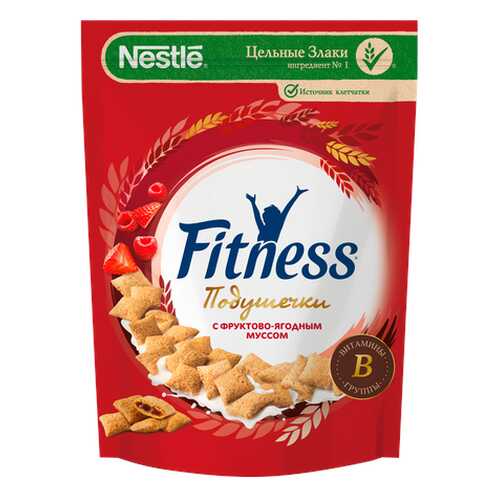 Подушечки Fitness мультизлаковые с фруктово-ягодным муссом в Бристоль