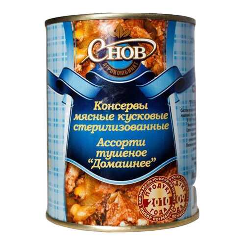 Ассорти Снов тушеное домашнее 338 г в Бристоль