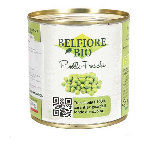 Горошек молодой Belfiore bio 340 г в Бристоль
