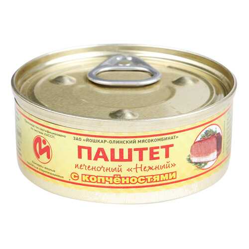 Консервы мясные ЙОМ паштет печеночный с копченостями №1 с ключом 100 г в Бристоль