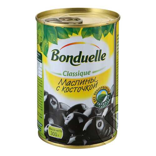 Маслины Bonduelle с косточкой 300 г в Бристоль