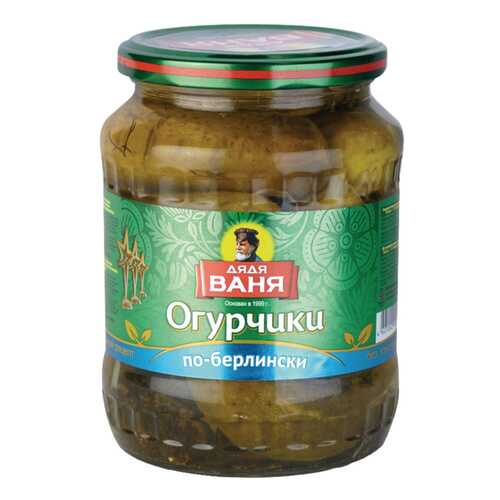 Огурчики маринованные Дядя Ваня по-берлински 680 г в Бристоль