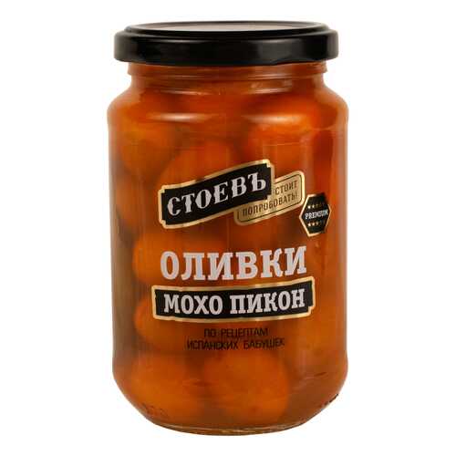 Оливки Стоевъ Мохо Пикон с косточкой 350 г в Бристоль