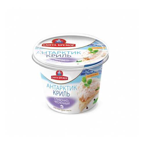 Паста Санта Бремор из морепродуктов антарктик криль сливочно-чесночный 150 г в Бристоль