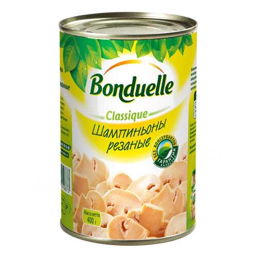 Шампиньоны Bonduelle резаные 400 г ж/б Польша в Бристоль