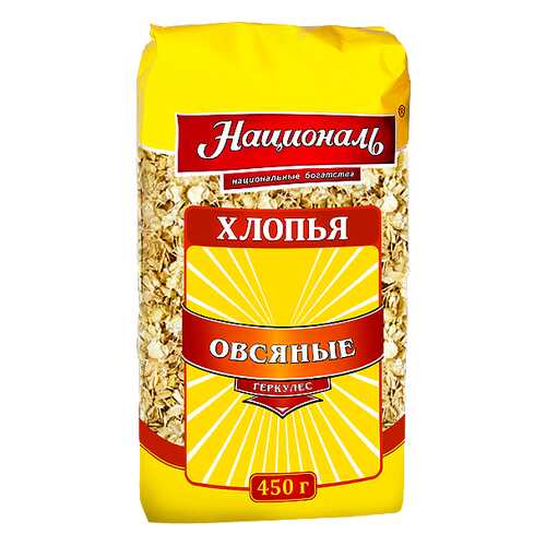 Хлопья Националь овсяные геркулес 450 г в Бристоль