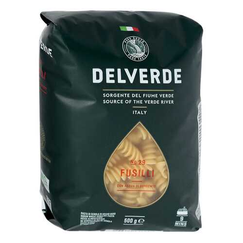 Макароны Delverde № 29 Fusilli из твердых сортов пшеницы без содержания яиц 500г в Бристоль