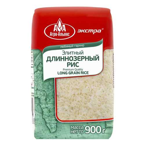 Рис Агро-Альянс экстра элитный длиннозерный 900 г в Бристоль