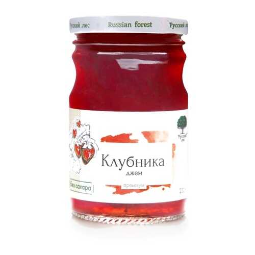 Джем Русский лес Клубника Премиум, 220 гр в Бристоль