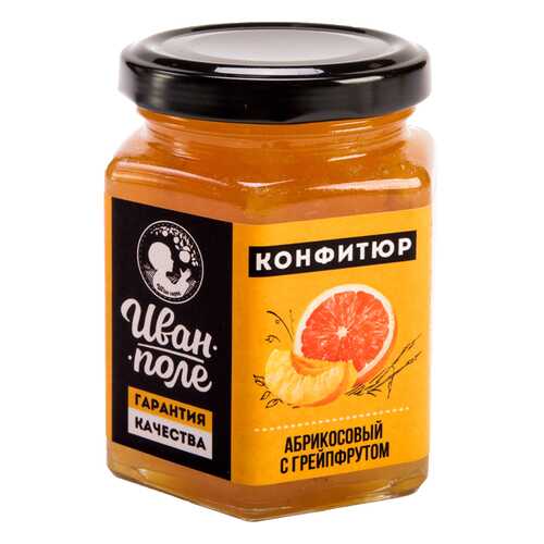 Конфитюр Иван-поле абрикосовый с грейпфрутом 230 г в Бристоль