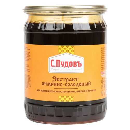 Экстракт ячменно-солодовый С. Пудовъ 0.7 кг в Бристоль