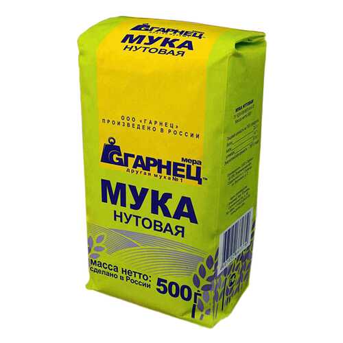 Мука Гарнец нутовая 500 г в Бристоль