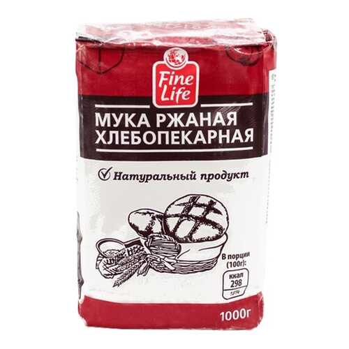 Мука ржаная Fine Life хлебопекарная 1 кг в Бристоль