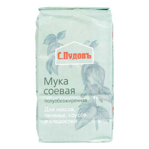 Мука соевая С.Пудовъ полуобезжиренная 400 г в Бристоль