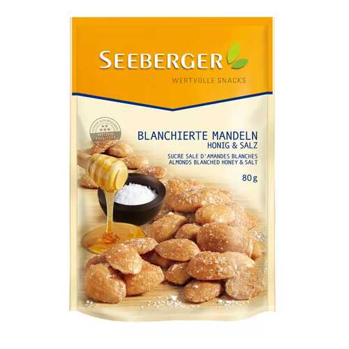 Миндаль жареный с солью и медом Seeberger 80 г в Бристоль