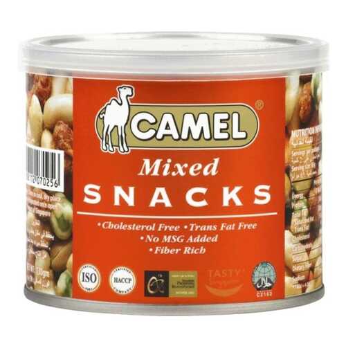 Смесь mixed snacks из орехов, бобов и горошка Camel 130 г в Бристоль