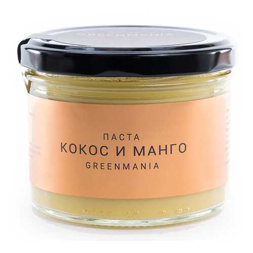 Паста GreenMania кокос и манго 200 г в Бристоль