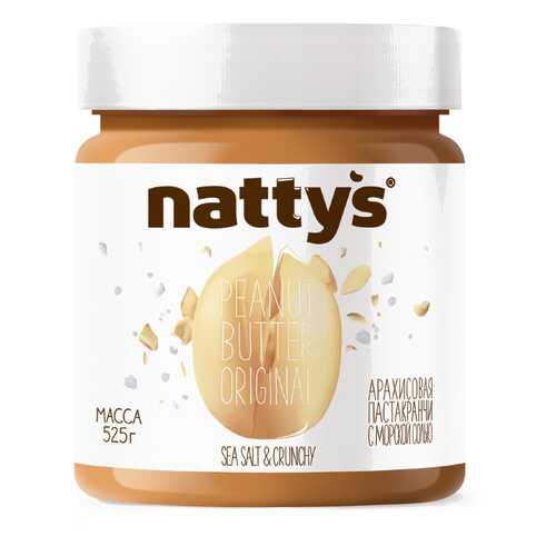 Паста Nattys Crunchy & Sea salt арахисовая хрустящая 525 г в Бристоль
