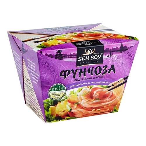 Фунчоза Sen Soy под тайским соусом с ананасом и тамариндом 125 г в Бристоль