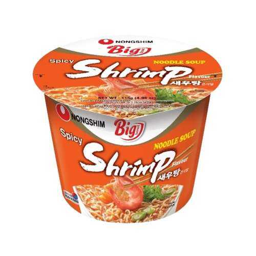 Лапша быстрого приготовления креветочная Nongshim чашка 115 г в Бристоль