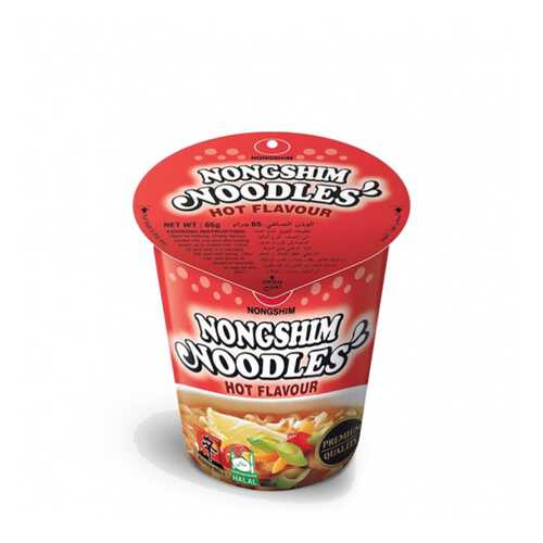 Лапша быстрого приготовления Nongshim с перцем стакан 65 г в Бристоль