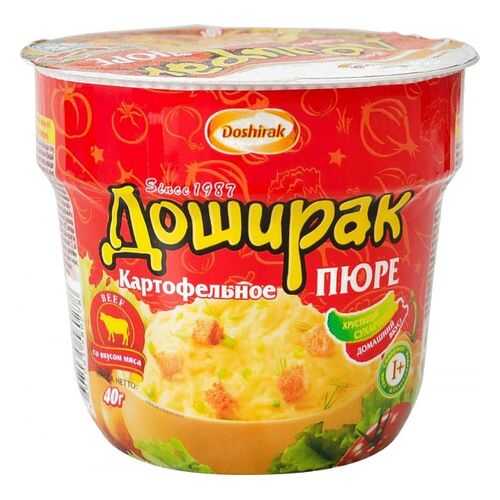 Пюре картофельное Доширак со вкусом мяса 40 г в Бристоль