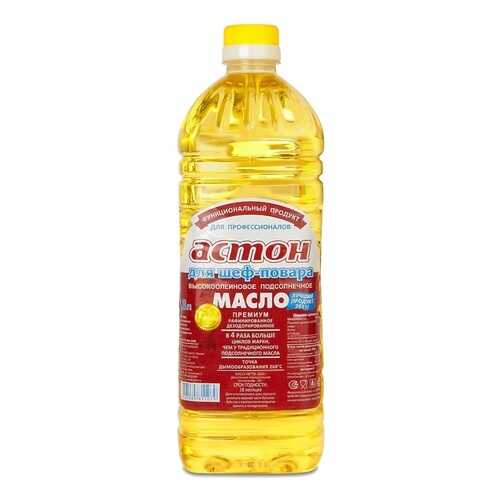 Масло Астон подсолнечное рафинированное дезодорированное 1.8 л в Бристоль