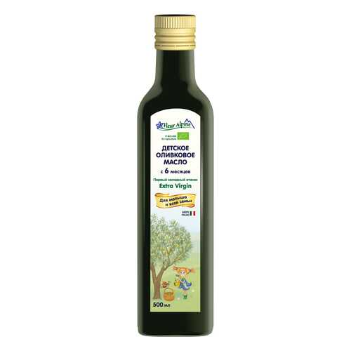 Масло детское оливковое Fleur Alpine Органик с 6 мес., 500 мл, 12 бутылок в Бристоль