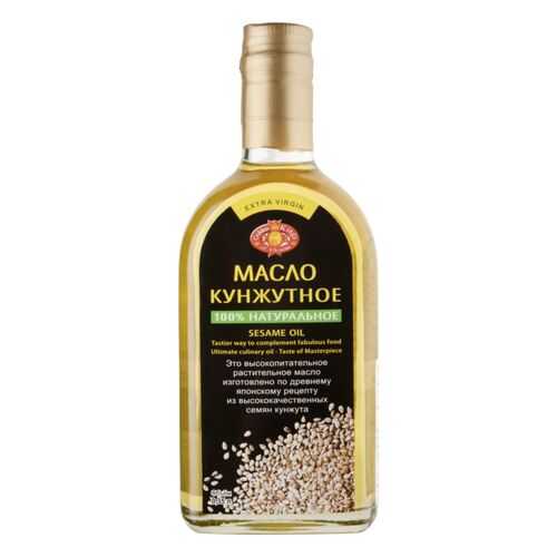 Масло кунжутное Golden Kings of Ukraine Extra Virgin 100% натуральное 0.35 л в Бристоль