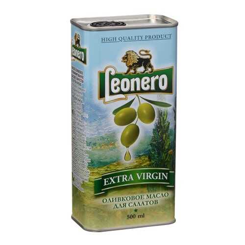 Масло Leonero оливковое нерафинированное для салатов ж/б 500 г в Бристоль