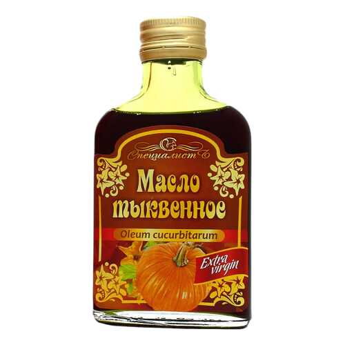 Масло пищевое нерафинированное тыквенное Алтай 100 мл в Бристоль