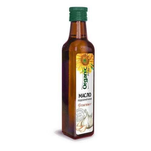 Масло пищевое Organic Life нерафинированное подсолнечное чесночное 250 мл в Бристоль