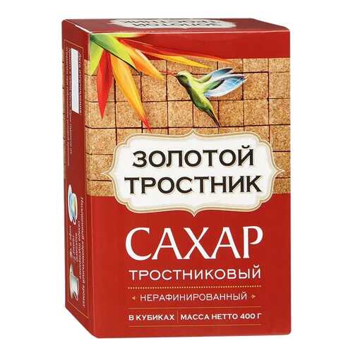 Сахар тростниковый Золотой тростник нерафинированный в кубиках 400 г в Бристоль