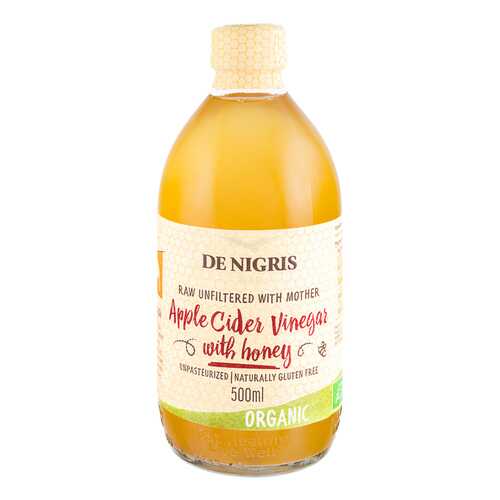 Уксус De Nigris Organic яблочный с медом нефильтрованный 500 мл в Бристоль