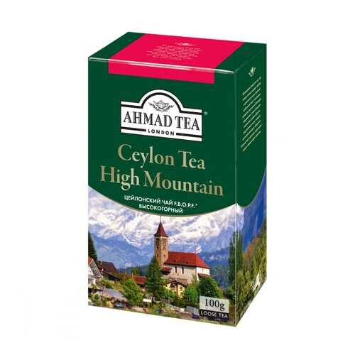 Чай Ahmad Ceylon Tea High Mountain, черный листовой, 100 гр в Бристоль