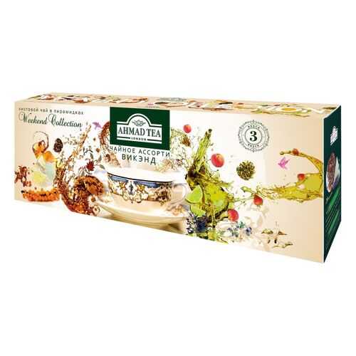 Чай Ahmad Tea Weekend Collection листовой чай в пирамидках 3*20*1.8 г в Бристоль