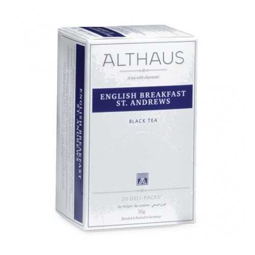 Чай Althaus English Breakfast St. Andrews Deli Pack 20*1.75 г в Бристоль
