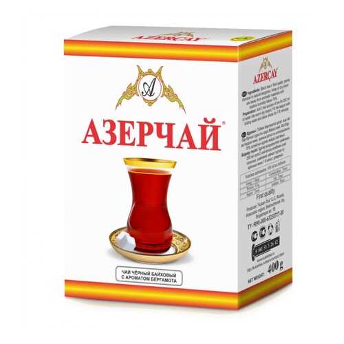 Чай Азерчай чёрный байховый с ароматом бергамота, 400 гр в Бристоль