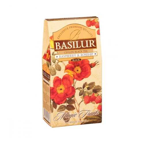 Чай Basilur Волшебные фрукты - Малина и шиповник черный с добавками 100 г в Бристоль