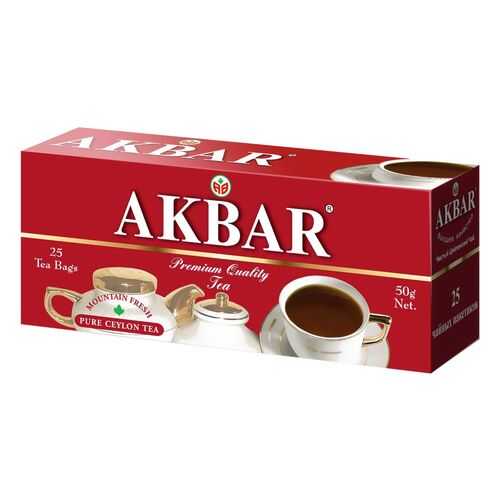 Чай черный Akbar 25 пакетиков в Бристоль