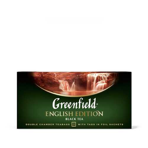 Чай черный Greenfield English Edition 25 пакетиков в Бристоль