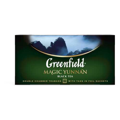 Чай черный Greenfield Magic Yunnan 25 пакетиков в Бристоль