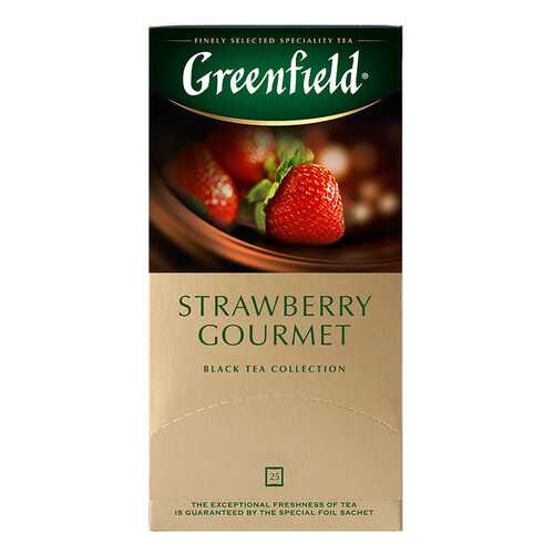 Чай черный Greenfield Strawberry Gourmet 25 пакетиков в Бристоль