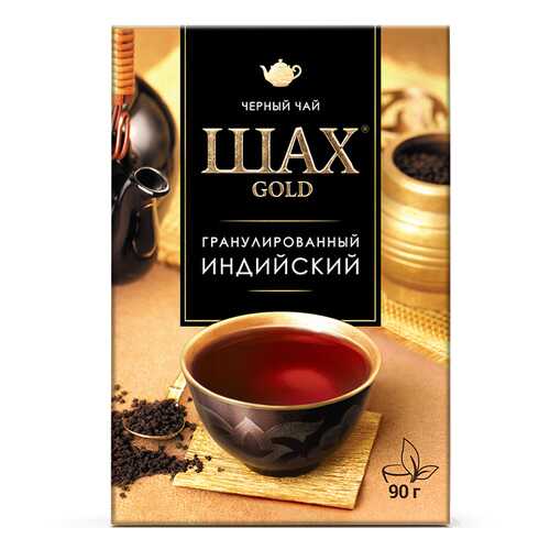 Чай черный листовой гранулированный Шах Gold Индийский 90 г в Бристоль